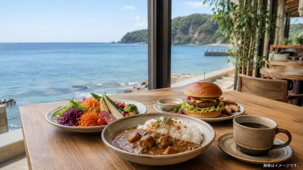 海鮮以外から選べる浦富海岸のランチ|浦富海岸で楽しめるカフェランチと軽食